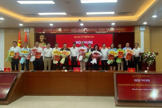 ĐẢNG BỘ CÔNG TY CP HANEL ĐƯỢC CHUYỂN GIAO TRỰC THUỘC ĐẢNG BỘ QUẬN ĐỐNG ĐA
